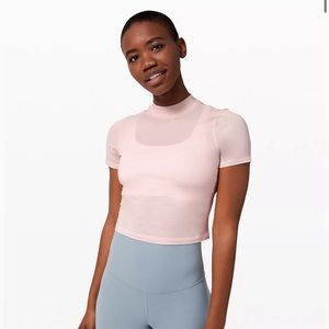 Lululemon Kitsilano Mock Neck Tee size 6